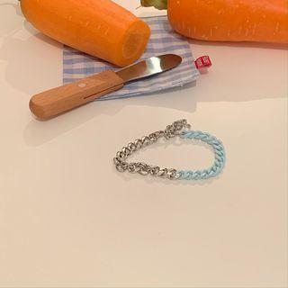 Chain Bracelet Blue & Silver - One Size