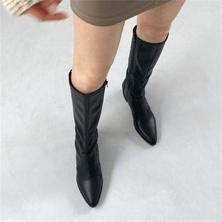 Pointy-toe Long Cowboy Boots