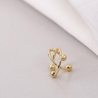 Copper Cuff Earring 560 - 1 Pc - Gold - One Size