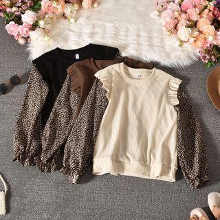 Mock Two-piece Floral Panel Top