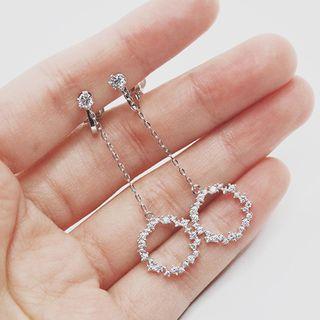 Rhinestone Necklace / Earrings