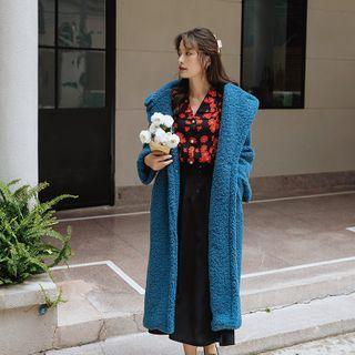 Fleece Midi Coat