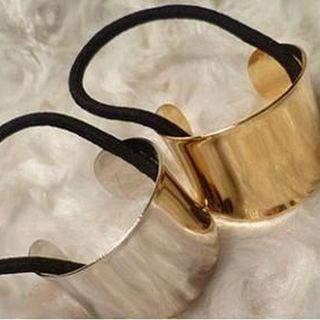 Polished Alloy Hair Tie