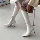 Pointy-toe High-heel Long Boots