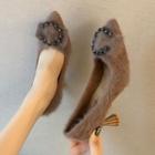 Furry Pointy Stilettos