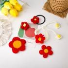 Flower Yarn Hair Pin / Hair Clip / Brooch