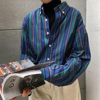 Striped Shirt Stripes - Blue & Green - One Size