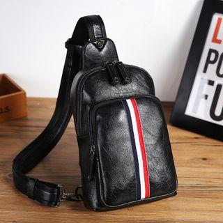 Contrast-trim Sling Bag
