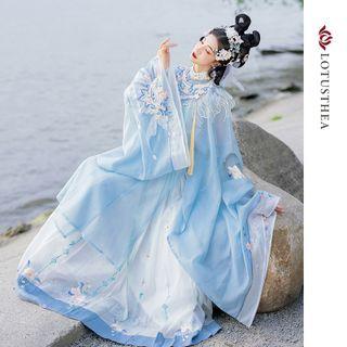 Traditional Chinese Top / Maxi Skirt / Accessory