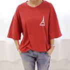 Paris Printed Loose-fit T-shirt
