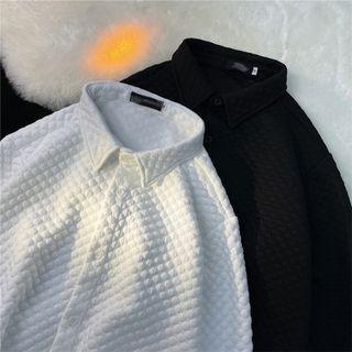 Textured Shirt Jacket