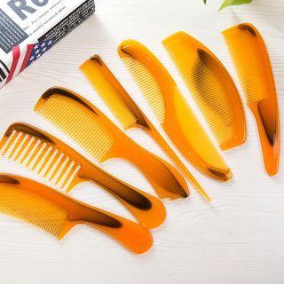 Plastic Hair Comb Brown - One Size