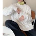 Cable Knit Sweater / Long-sleeve Top