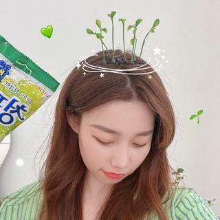 Plant Hair Clip 01 - Green - One Size