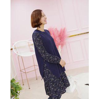 Crew-neck Buttoned Rib-knit Vest