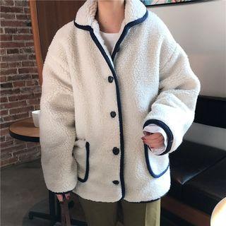 Single-breasted Fleece Jacket