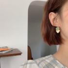 Heart Drop Earring 1 Pair - 925silver Earring - One Size