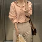 Ribbon Tie-back Shirt