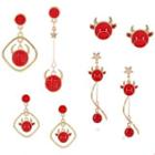 Ox Alloy Earring (various Designs)