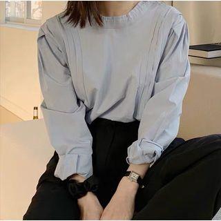 Ruffled Blouse / Wide-leg Dress Pants