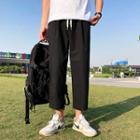 Cropped Straight-fit Pants / Set