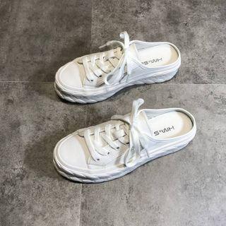 Plain Sneaker Mules