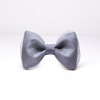 Mesh Overlay Bow Tie