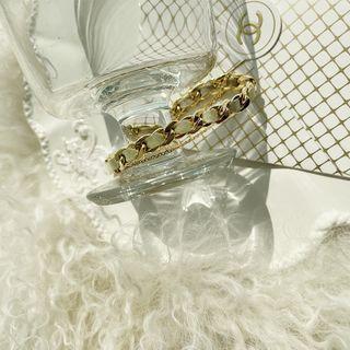 Chained Cowhide Bracelet
