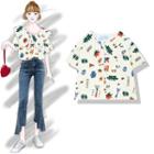 Short-sleeve All Over Print Top