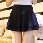 Plain Layered Skort