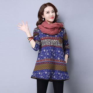 Patterned Long Sleeve T-shirt