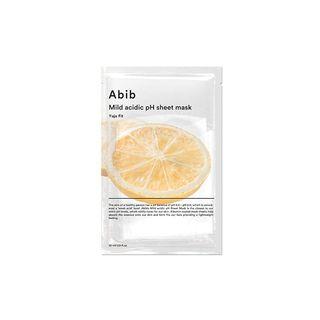 Abib - Mild Acidic Ph Sheet Mask Yuja Fit 30ml X 1 Pc