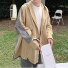 Contrast Trim Loose-fit Parka