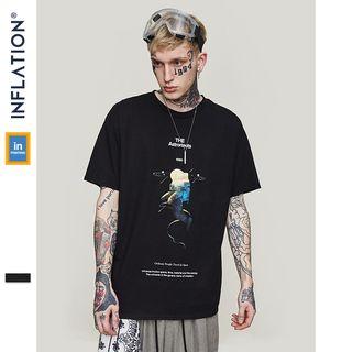 Astronaut-print T-shirt