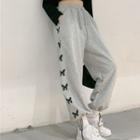 Bungee Cord Sweatpants Gray - One Size