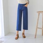 Zip-side Wide-leg Jeans