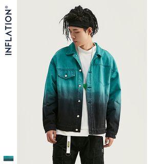 Unisex Gradient Denim Jacket