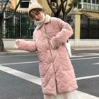 Pocket Detail Midi Padded Coat