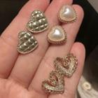 Alloy Heart Earring (various Designs)