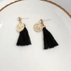 Fringe Drop Ear Stud / Clip-on Earring