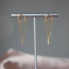 925 Sterling Silver Chained Dangle Earring
