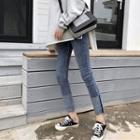 Color-block Slim-fit Jeans