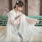 Hanfu Long-sleeve Top / Light Jacket / Maxi Dress / Set