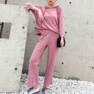 Set: Plain Hoodie + Plain Sweatpants