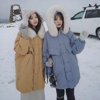 Furry Collared Padded Jacket