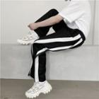 Side Zip Wide Leg Sweatpants