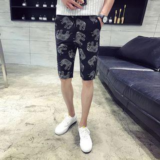 Elephant Print Shorts