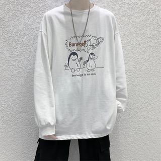 Penguin Printed Long-sleeve T-shirt