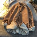 Long Sleeve Fleece Lined Corduroy Shirt