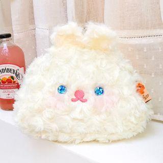 Rabbit Chenille Pouch